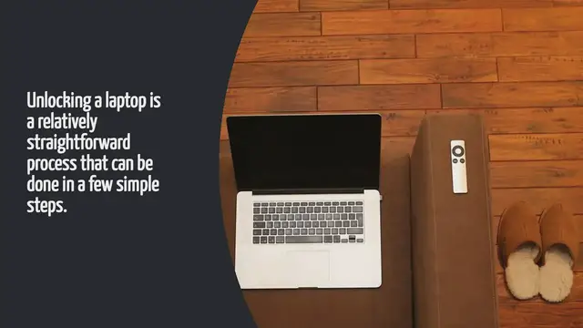 'Video thumbnail for How To Unlock A Laptop'