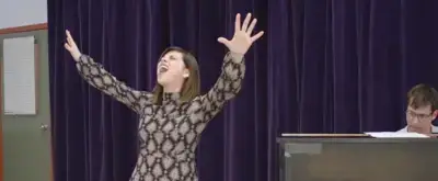 'Video thumbnail for TV Exclusive: Krysta Rodriguez Gets Pulled Back to Wednesday on TURNING THE TABLES!'