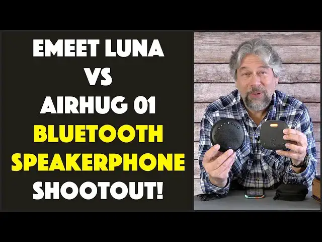 'Video thumbnail for EMEET Luna vs AIRHUG 01 Bluetooth Speakerphone Challenge -- DEMO & REVIEW'