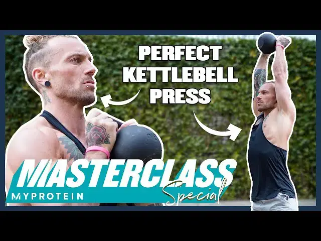 'Video thumbnail for How To Do The Kettlebell Clean & Press | Masterclass | Myprotein'