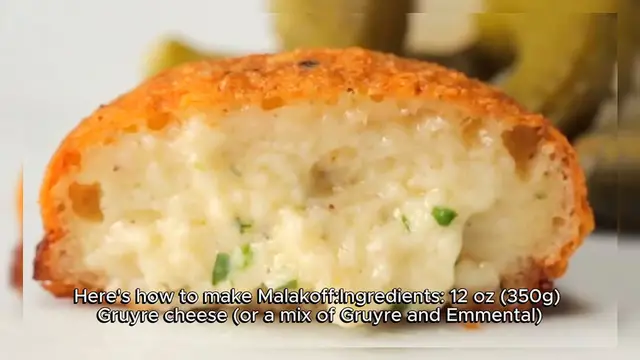 'Video thumbnail for Malakoff Recipe'