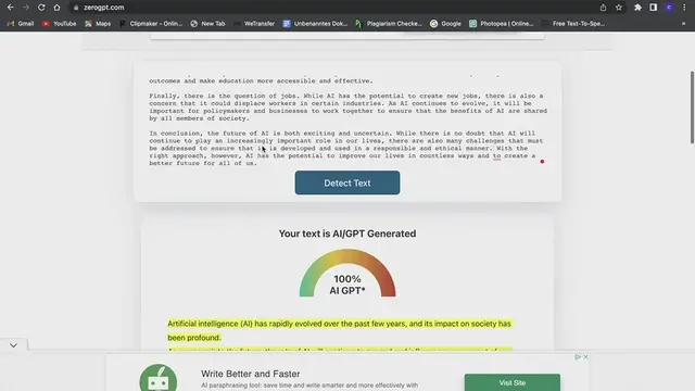 'Video thumbnail for Chat GPT - Pass Ai Detectors 100% Human Written With This Prompt'