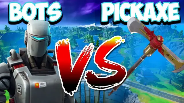 'Video thumbnail for Fortnite Bot Lobby CHALLENGE: Pickaxe ONLY!'