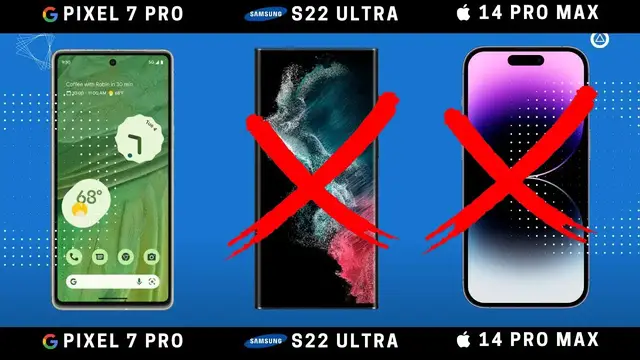 'Video thumbnail for Why Google Pixel 7 Is Best vs Phone 14 Pro Max and Samsung S22 Ultra?'