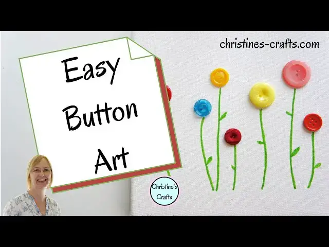 'Video thumbnail for EASY CUTE BUTTON ART TUTORIAL FOR ADULTS AND KIDS - 5 Minute Craft Tutorial'