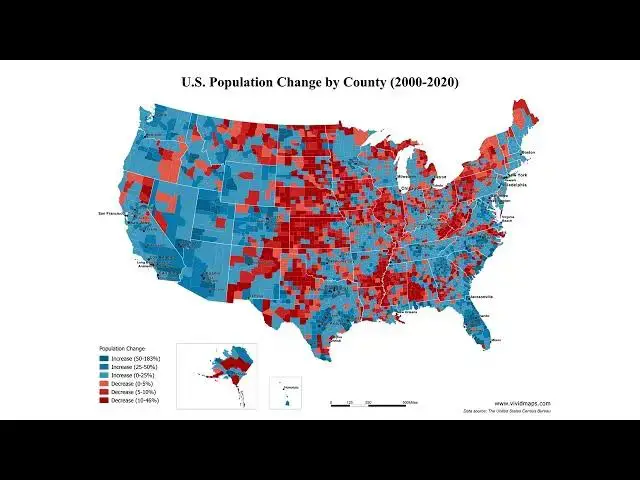 'Video thumbnail for U.S. Population Change by County'