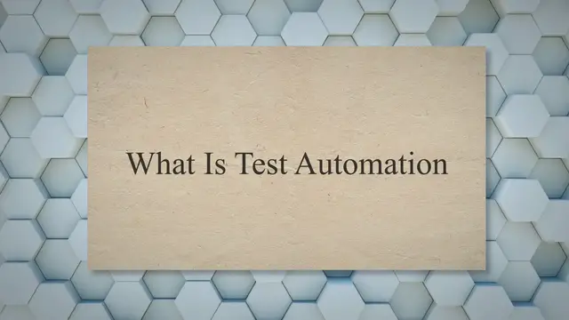 'Video thumbnail for A Step-by-Step Guide to Learning Test Automation On Your Own'