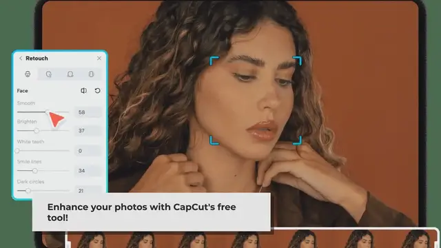 'Video thumbnail for Free AI Face Retouching: Enhance Photos and Videos with CapCut'