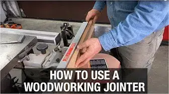 'Video thumbnail for How to Use a Woodworking Jointer'