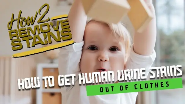 'Video thumbnail for How to get human urine stains out of clothes 💦'