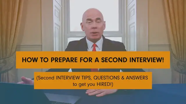 'Video thumbnail for HOW TO PREPARE FOR A SECOND INTERVIEW! (2nd INTERVIEW TIPS, QUESTIONS & ANSWERS to get you HIRED!)'