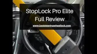 'Video thumbnail for Stoplock Pro Elite Steering Wheel Lock Full Review.'