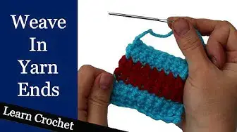 'Video thumbnail for Weave in Loose Yarn Ends - Beginner Course: Lesson #8'