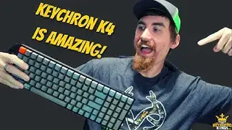 'Video thumbnail for Best Compact 96% Keyboard? | Keychron K4 Review'
