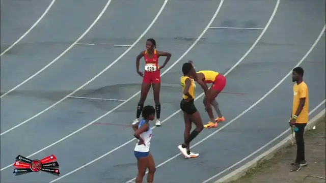 'Video thumbnail for Natrece East Wins U17 Girls 100m Final at Jamaica's Carifta Games Trials with Incredible Speed!'
