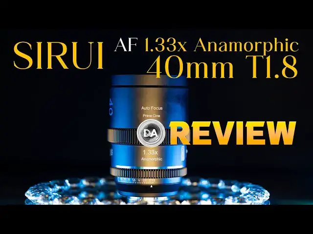 'Video thumbnail for Sirui Autofocus 1.33x Anamorphic 40mm T1.8 Review | The Run and Gun King?'