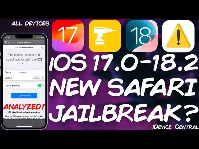 'Video thumbnail for iOS 17 - 18.1.1 Safari Jailbreak (ALL Devices) Fully ANALYZED! I'm Impressed...'