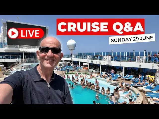 'Video thumbnail for Live Cruise Q&A: Sunday 29 June 2025 9am PT / Noon ET/ 5pm UK'