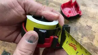 'Video thumbnail for 24VIDEO   Milwaukee tape measure test'