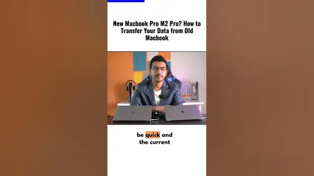 'Video thumbnail for How to Transfer Your Data in Minutes to New Macbook'