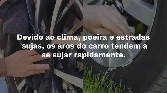 'Video thumbnail for Jantes sujas: não desperdice dinheiro com produtos caros, veja como limpá-los por 0,50 centavos'