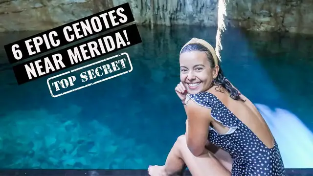 'Video thumbnail for 6 UNDISCOVERED CENOTES IN THE YUCATAN PENINSULA (near Merida) | This Town Will BLOW YOUR MIND!'