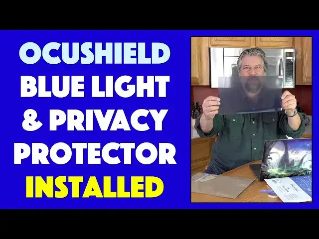 'Video thumbnail for Ocushield Blue Light + Privacy Screen Protector -- MacBook INSTALL & REVIEW'