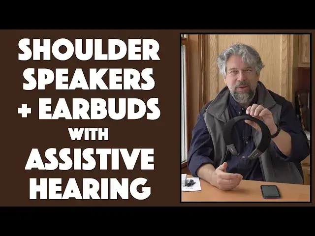 'Video thumbnail for BeHear Proxy Shoulder Speaker & Earphones - REVIEW'