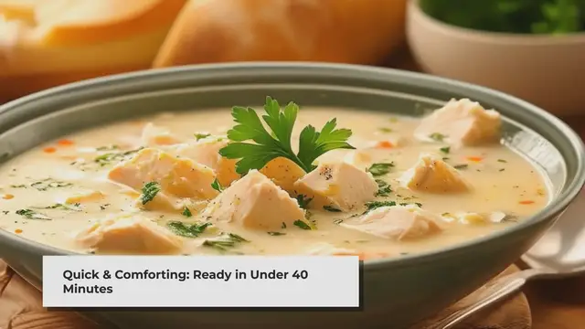 'Video thumbnail for Quick Chicken Cordon Bleu Soup: A 40-Minute Comfort Food Classic'