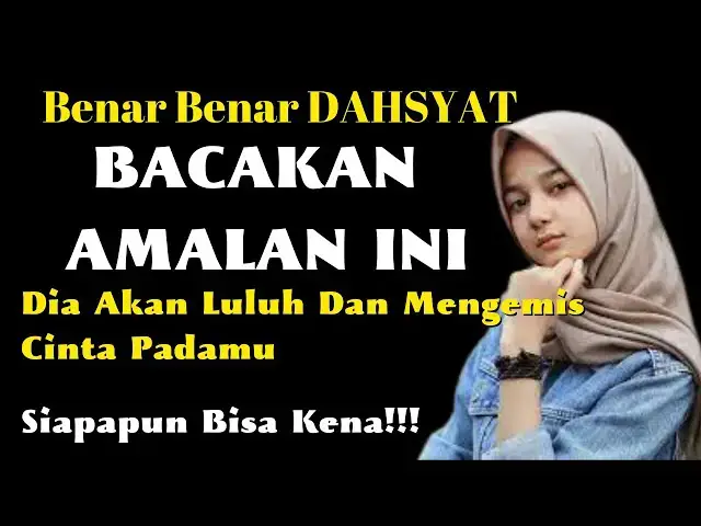 'Video thumbnail for BENAR BENAR BERBAHAYA - BACA 1X, Dia Akan Luluh Dan Bertekuk Lutut Didepanmu, Ilmu Pengasihan'