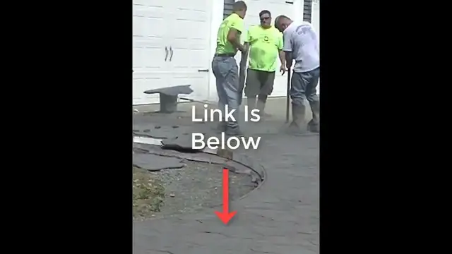 'Video thumbnail for How To Stamp Concrete (In Under A Minute) #Shorts'
