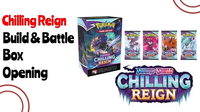 'Video thumbnail for Pokemon TCG Chilling Reign Build and Battle Box Opening!'
