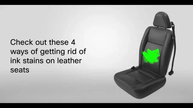 'Video thumbnail for 4 ways to remove ink stains from leather car seats'