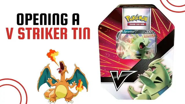 'Video thumbnail for * Charizard Pulled??? * Pokemon TCG V Striker Tin Opening!'