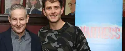 'Video thumbnail for Joey McIntyre & Eddie Jemison Dish on Their WAITRESS Debuts!'