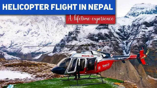 'Video thumbnail for Helicopter Flight in Nepal (A Lifetime Experience)'