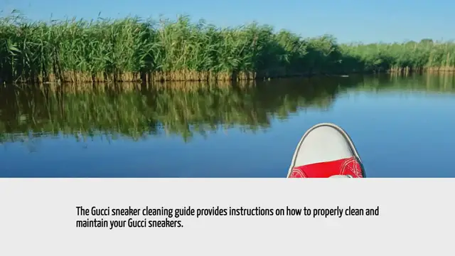 'Video thumbnail for How To Clean Gucci Sneakers'