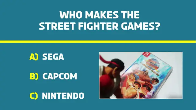 'Video thumbnail for Quiz: Who Makes The Street Fighter Games?'