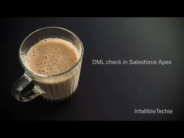 'Video thumbnail for DML check in Salesforce Apex'