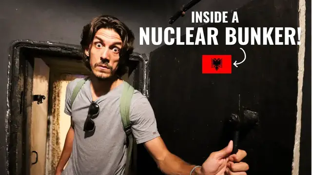 'Video thumbnail for INSIDE A 5-STORY NUCLEAR BUNKER IN ALBANIA | Albania's CRAZY communist past! #tiranavlog'