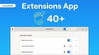 'Video thumbnail for Setup extensions app on Gnome 40, 41 (Ubuntu, Manjaro, Fedora)'