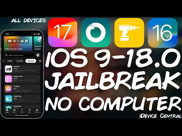 'Video thumbnail for How To JAILBREAK iOS 17 Without Computer On Your Device'