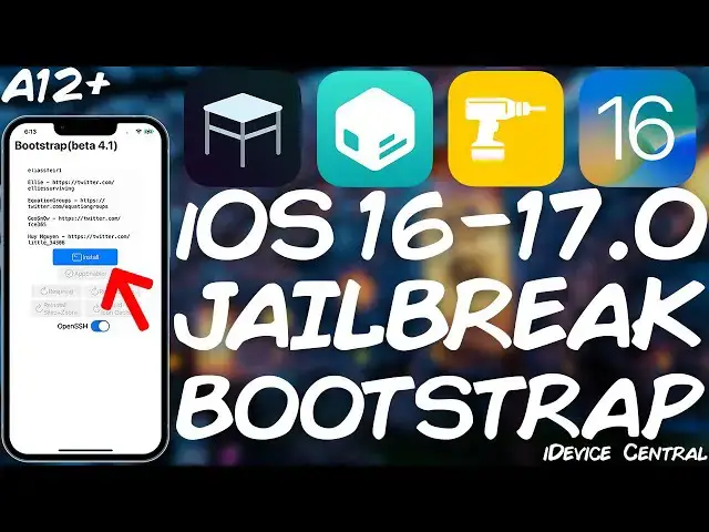 'Video thumbnail for iOS 16 - 17.0 JAILBREAK News: RootHide Bootstrap With TWEAKS Released! This is GREAT! A12+ Supported'