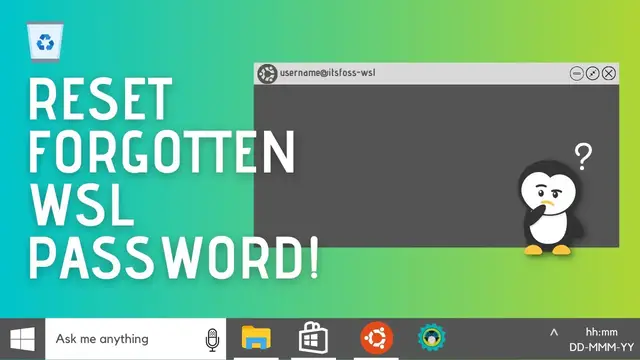 'Video thumbnail for Reset Forgotten Ubuntu Linux Password on WSL'