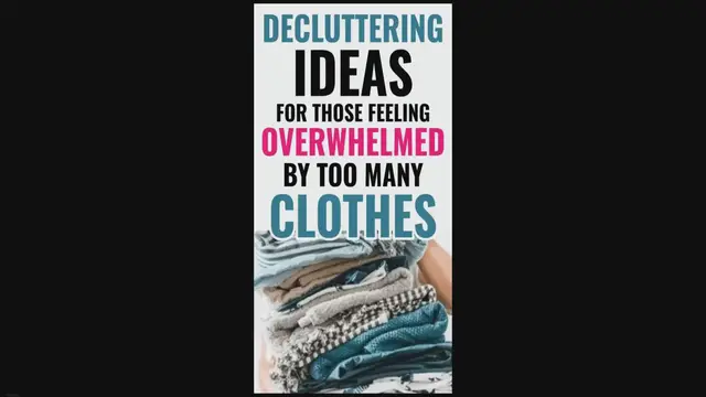 'Video thumbnail for How I Declutter Clothes In My Closet - Even Though I Am a Closet SLOB'