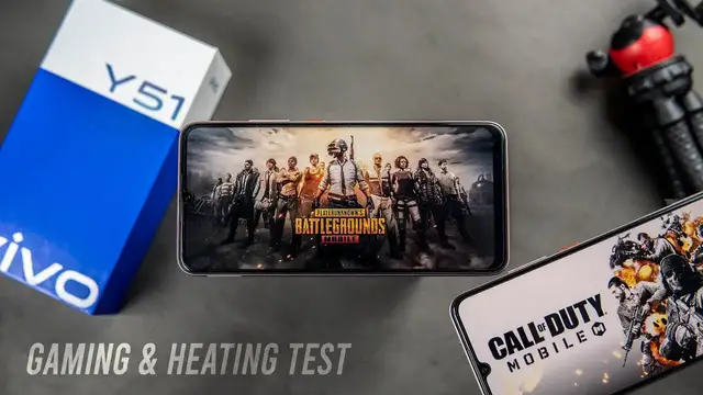'Video thumbnail for vivo Y51 Gaming Review | PUBG Mobile and CODM Gameplay & Heating Test'