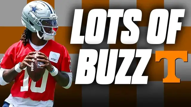 'Video thumbnail for a to z sports - tennessee volunteers: joe milton hype train heads to dallas cowboys'