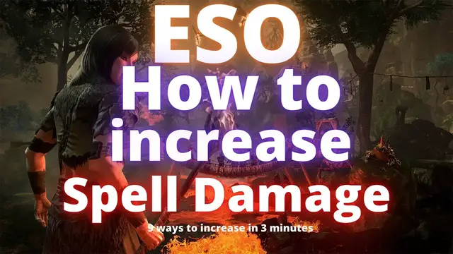 'Video thumbnail for ESO How to Increase Spell Damage [9 Ways to Boost DPS in less than 3 minutes] #esohowto #eso'