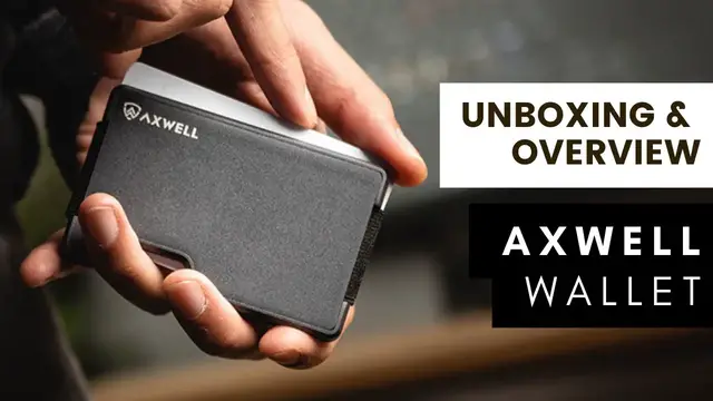 'Video thumbnail for Axwell Wallet [Unboxing & Overview]'