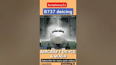 'Video thumbnail for Boeing 737 De-ice and Wash #shorts'